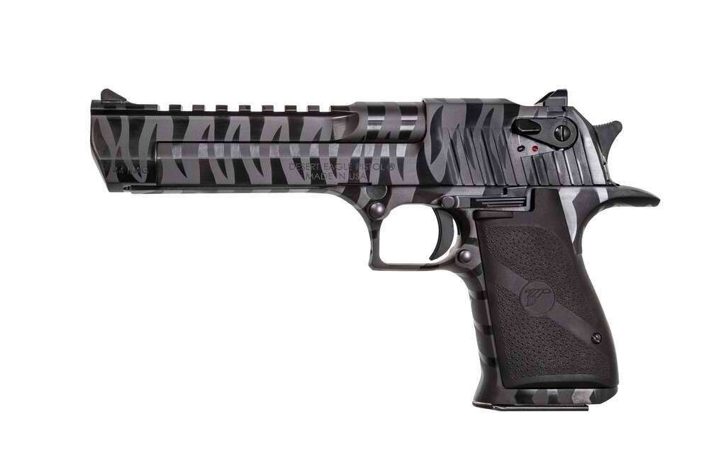 Handguns Magnum Research Ready Series 44Magnum .44 Magnum Mark XIX 6-Inch Barrel Black w/Tiger Stripes • Model: Ready Series